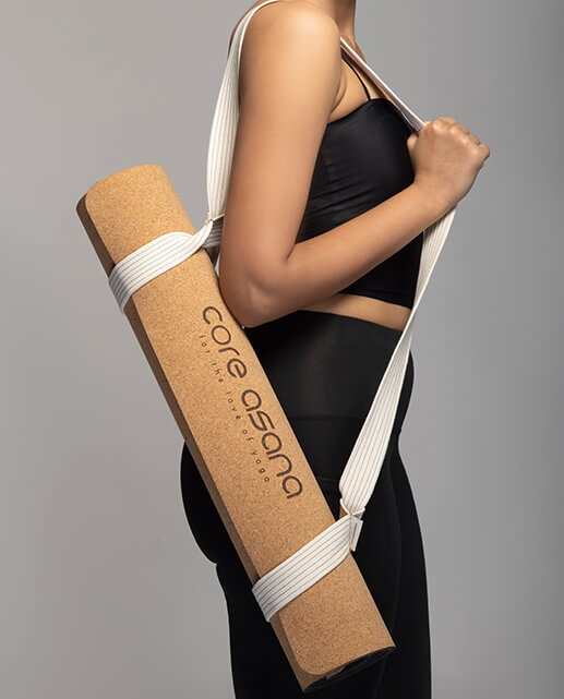 Yoga Mat Bags  Buy Ivory Swift Mat Sling Bag Online - Core Asana