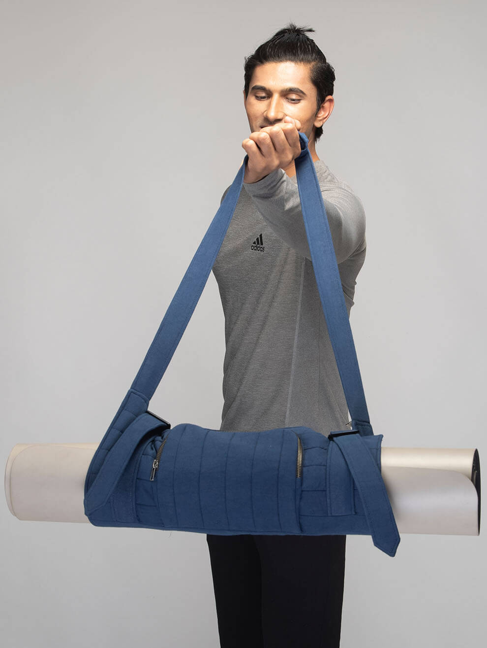 ASANA 60 Yoga Mat Bag with end pocket - fits 60cm wide Yoga Mats